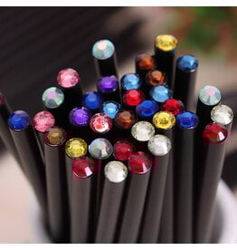 Pencils With a Crystal Gem Top - Container/96pcs