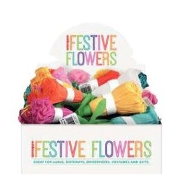 Unique FIESTA FLOWER-TISSUE W/ STEM