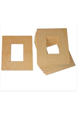 WOOD FRAME:  5''x6''  12 PACK