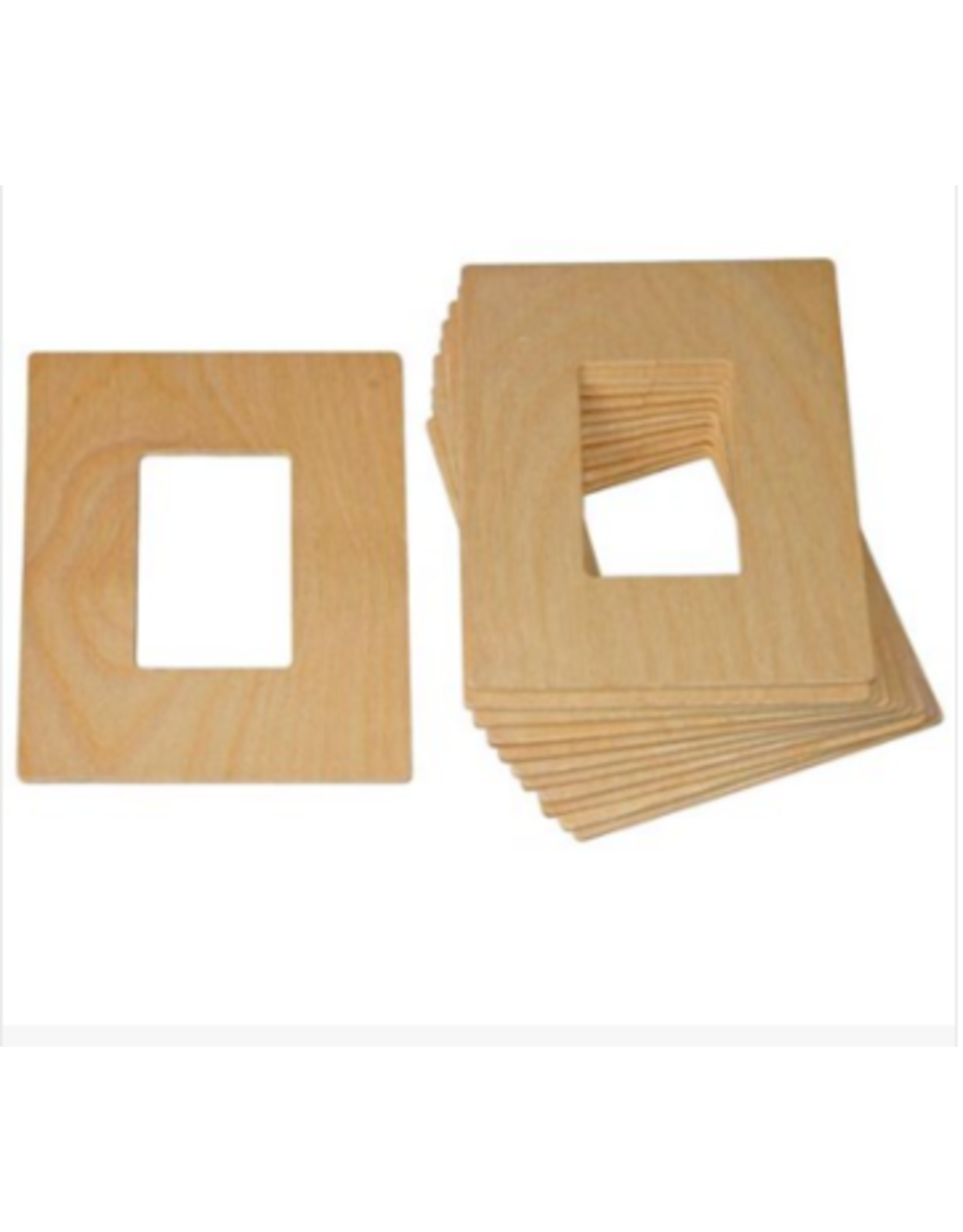 WOOD FRAME:  5''x6''  12 PACK