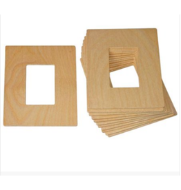 WOOD FRAME:  5''x6''  12 PACK
