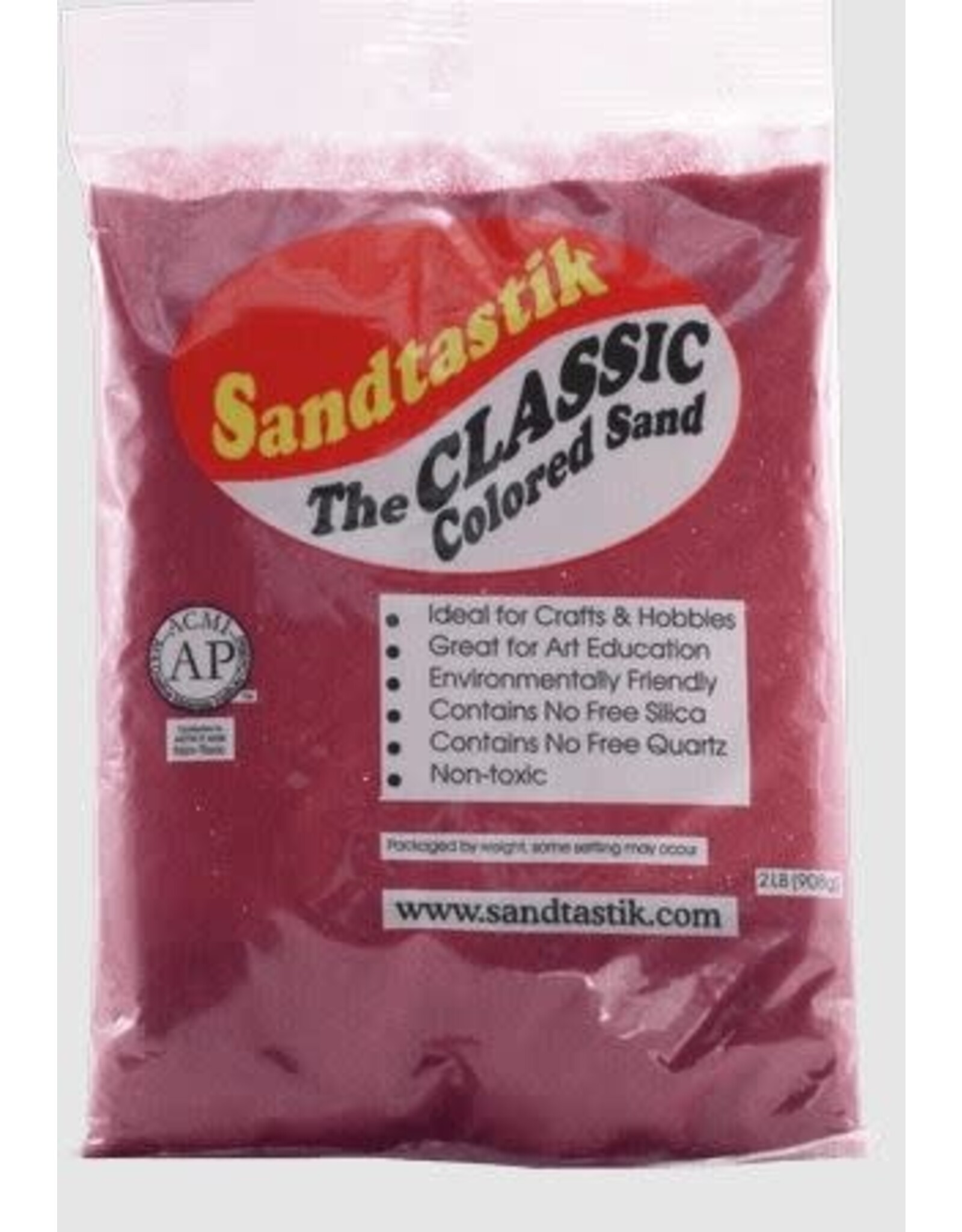ART SAND 2LB - BURGUNDY