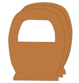 SUPER CUT OUT:  BASKET  8"x10" 15pc
