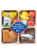 Melissa & Doug WOODEN FOOD GROUPS SET