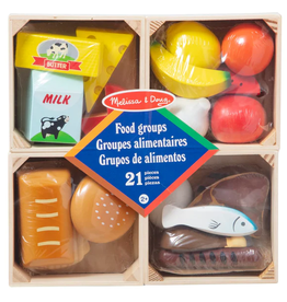 Melissa & Doug WOODEN FOOD GROUPS SET