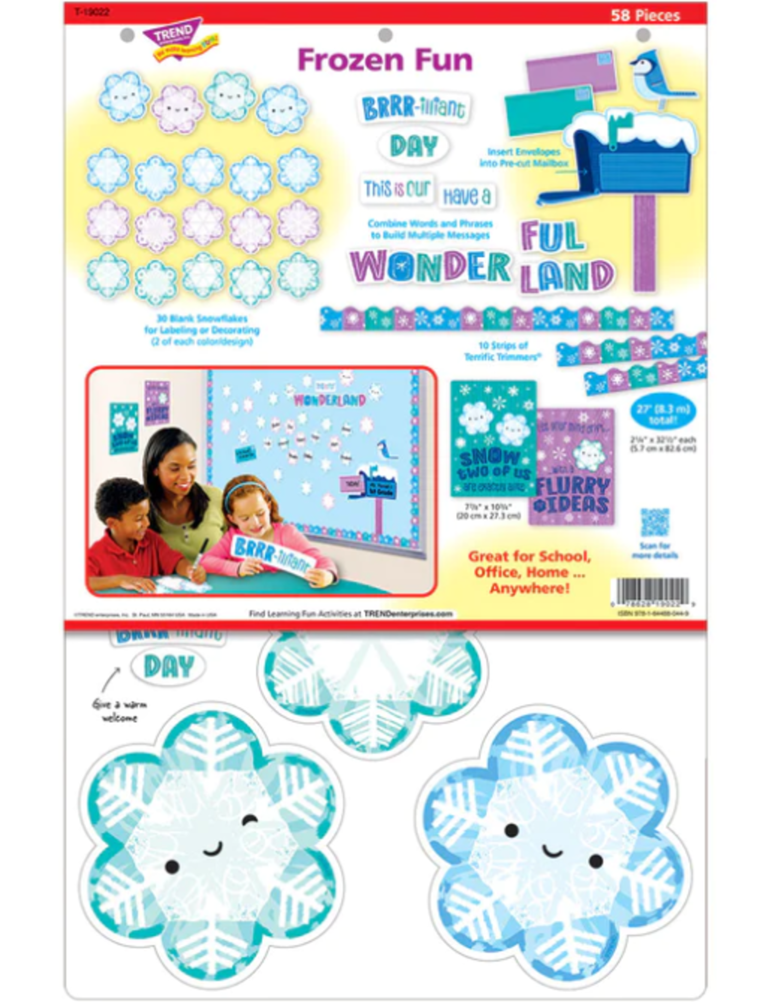 LEARNING SET FROZEN FUN 58PC