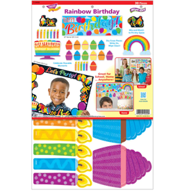 LEARNING SET RAINBOW BIRTHDAY 30 PC