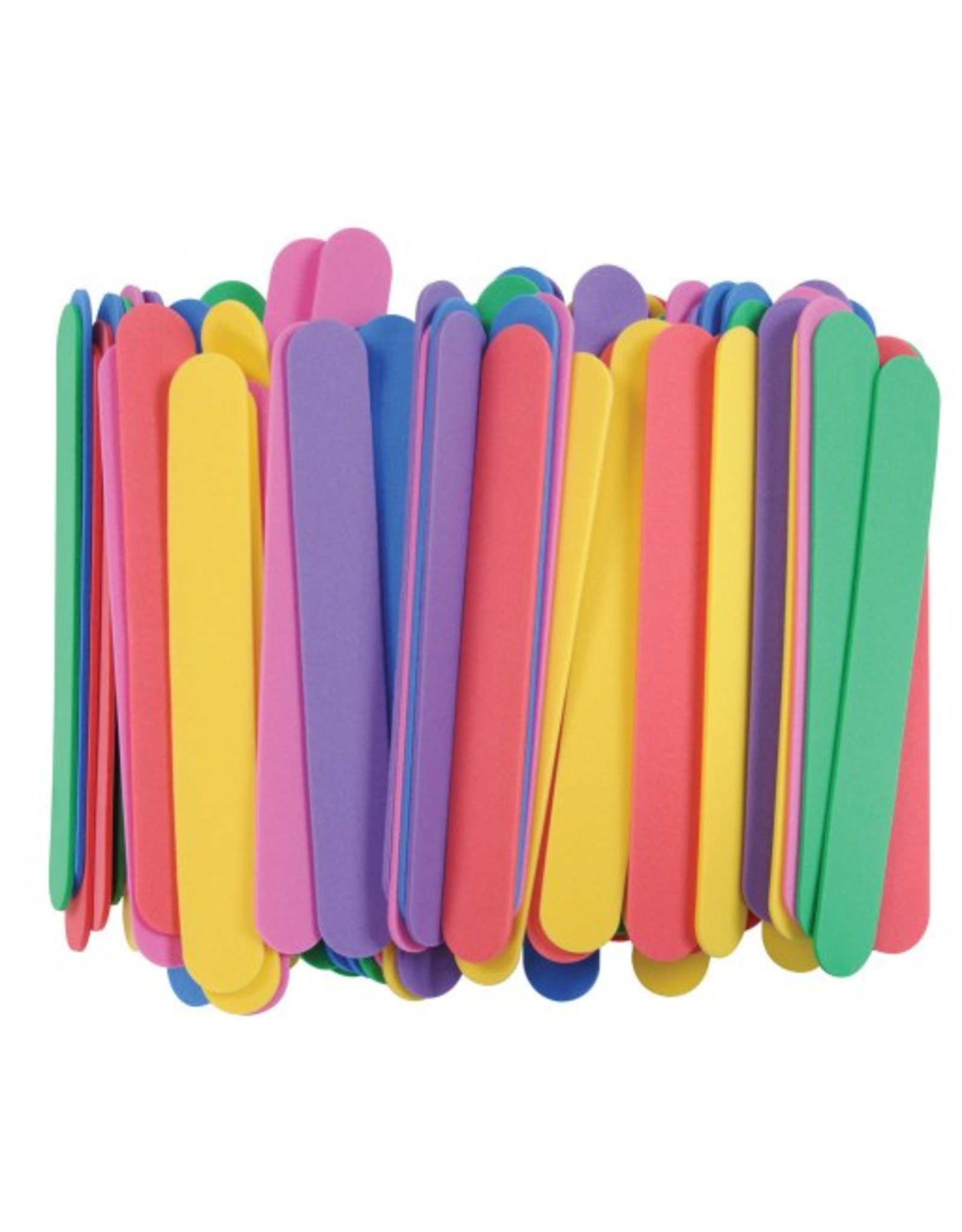 FOAM JUMBO CRAFT STICK 6" X .75 " 100 PC