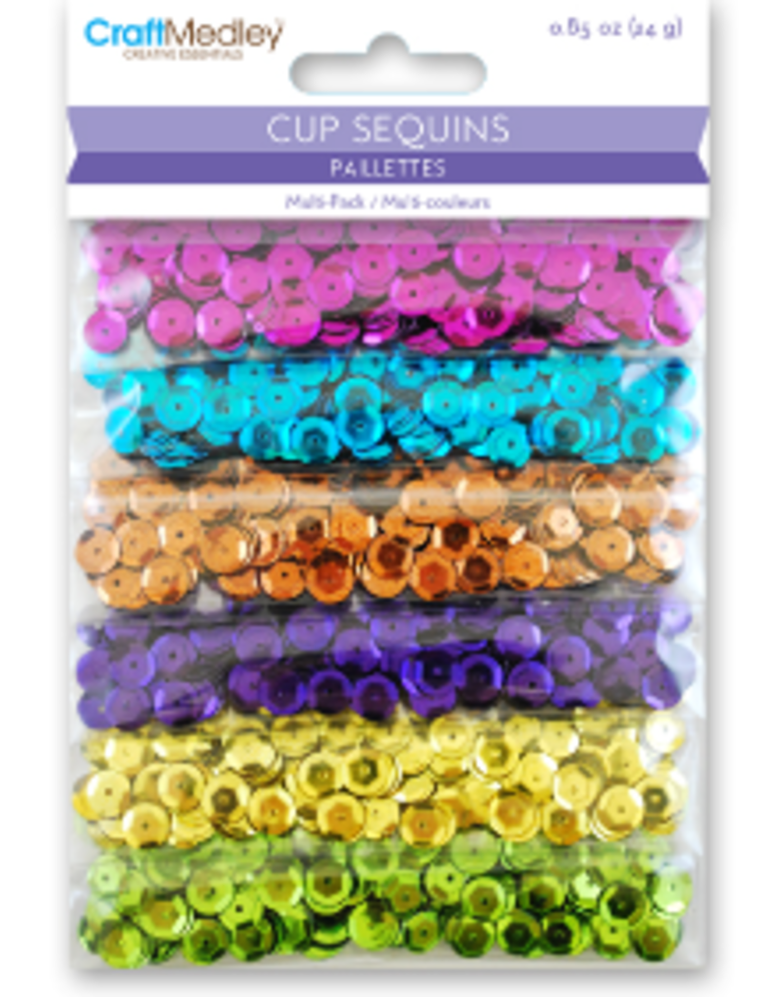 SEQUINS ASSORTED MULTIPAK 6 COLORS