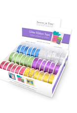 GLITTER TAPE 1”x 6.5’ assorted colors