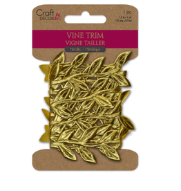 METALLIC VINE RIM GOLD 2.2YRD