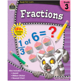 BOOK: READY SET LEARN FRACTIONS GRADE 3