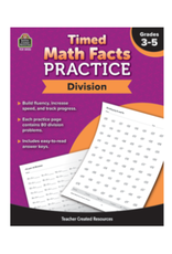BOOK TIMED MATH FACTS PRACTICE DIVISION