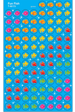 STICKERS: FUN FISH 8 SHEETS