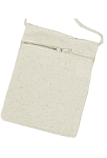 DIY Canvas Zipper Purses  2" handle  5" x 7"  12Pcs