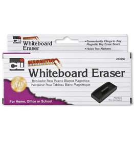 MAGNETIC WHITE BOARD ERASER WITH MARKER HOLDER 5"