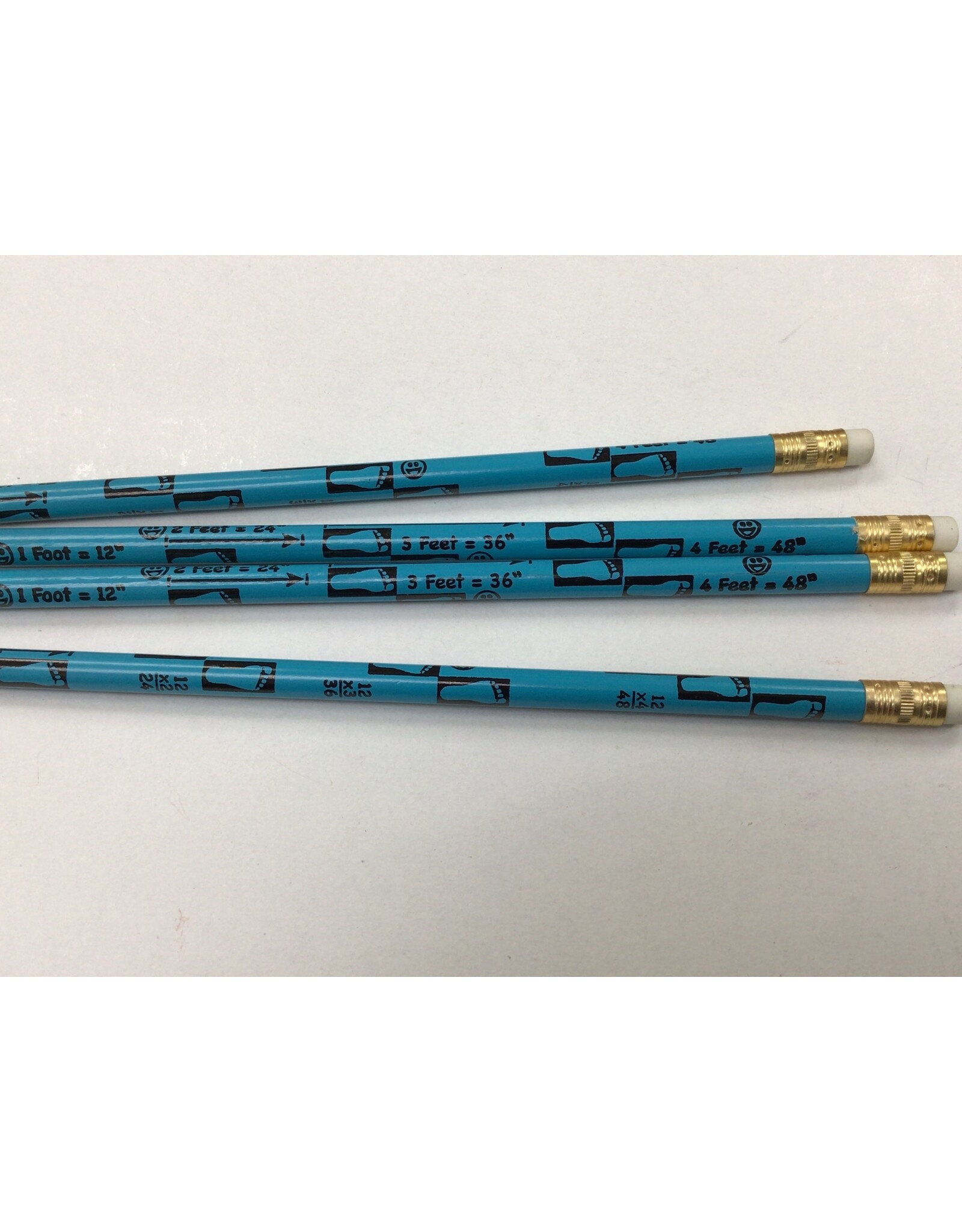 PENCIL: INCHES TO FEET MATH