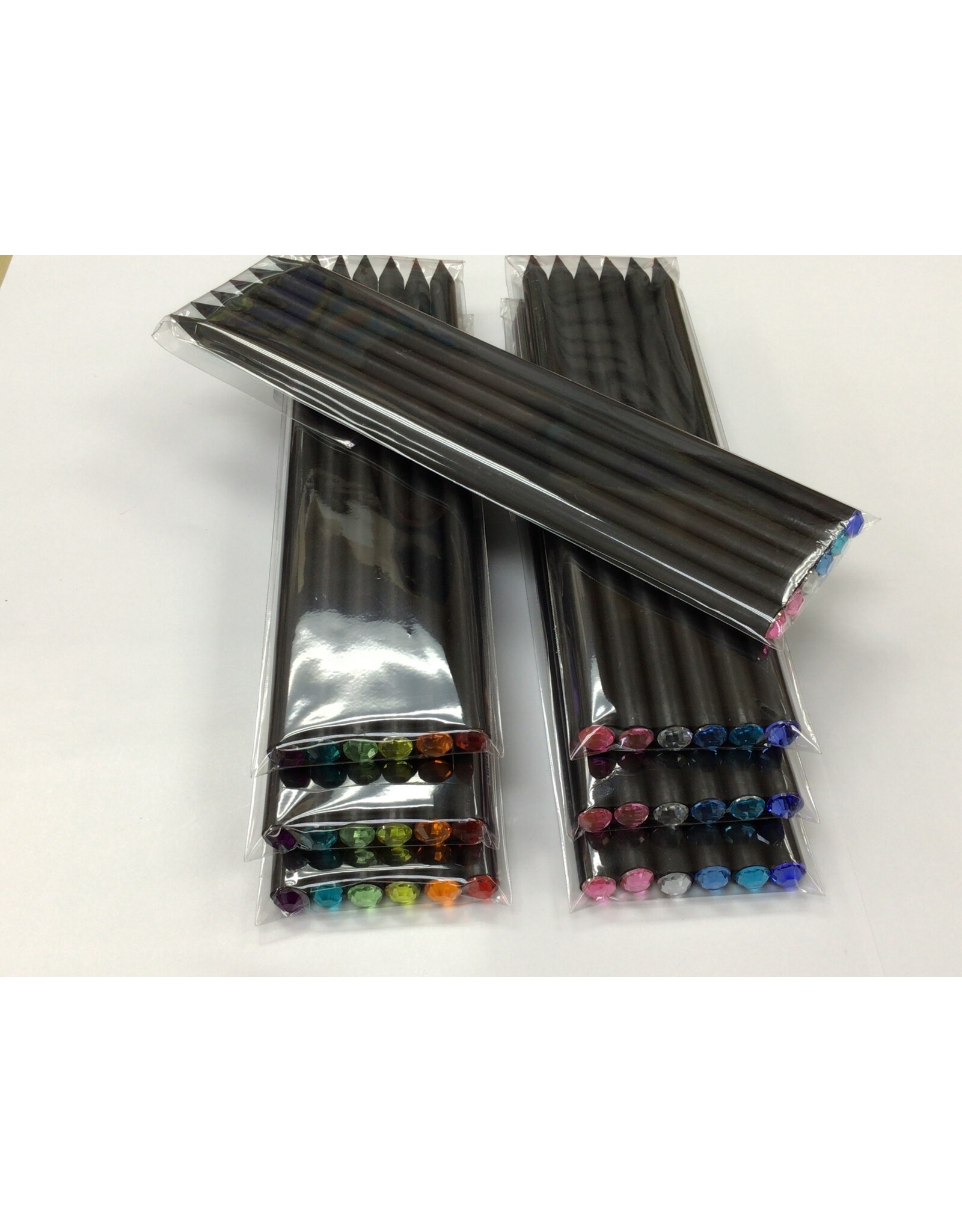 Pencils With a Crystal Gem Top (set of exclusive  6)