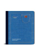 BLUE DENIM COMPOSITION NOTEBOOK 8.25"X6.25" 100 SHEETS