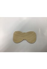 WOOD SHAPE: BOW 4”x2”