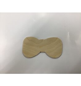WOOD SHAPE: BOW 4”x2”