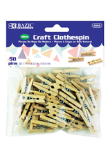 CLOTHESPINS: MINI 1"   50 PACK
