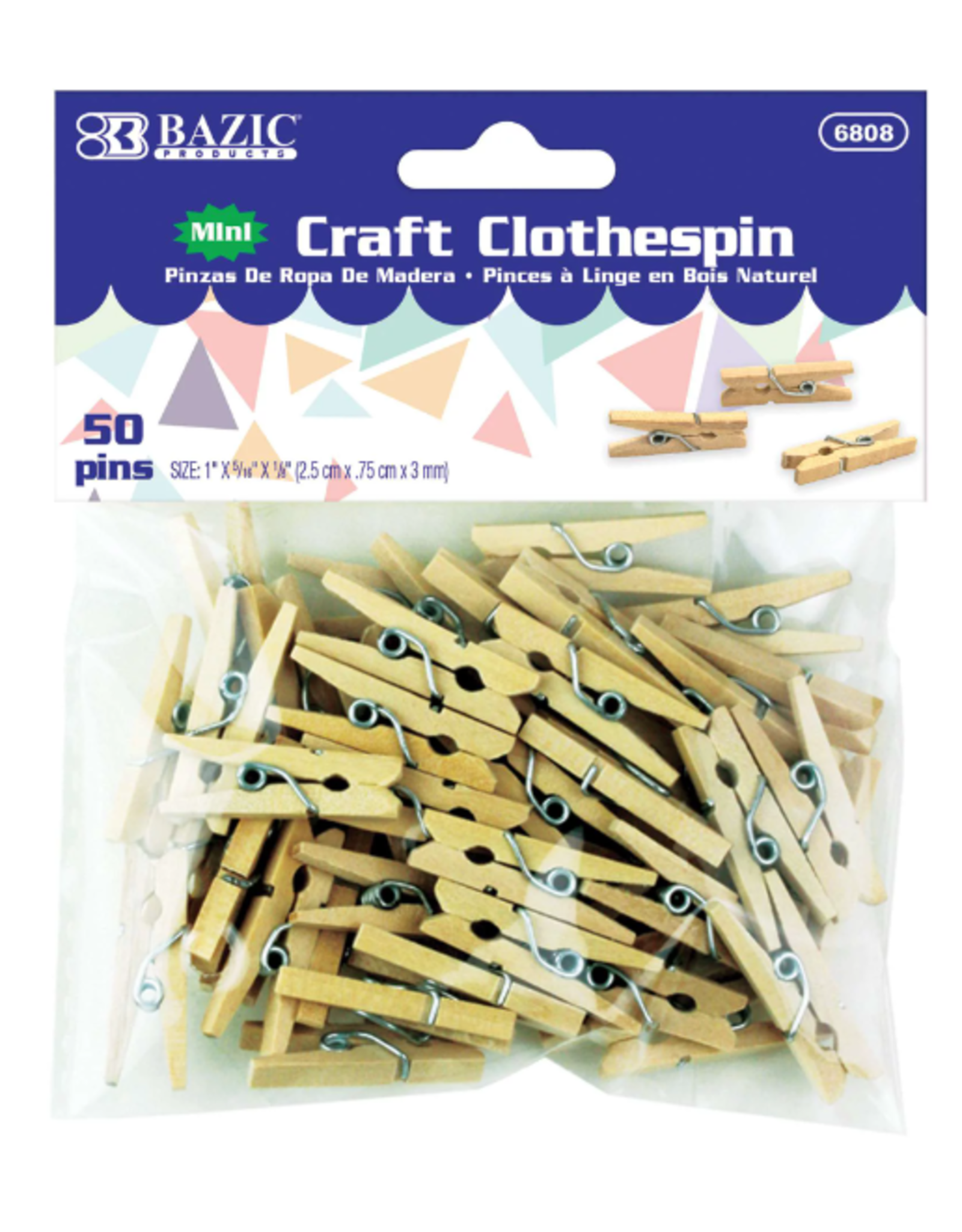 CLOTHESPINS: MINI 1"   50 PACK