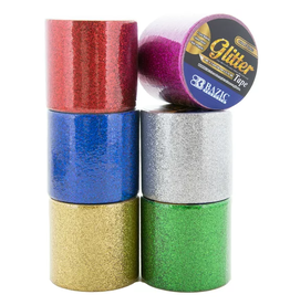 DUCT TAPE: 2"x3 YARDS - GLITTER COLORS