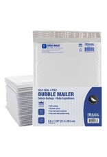 SELF-SEAL POLY -  BUBBLE MAILER  8.5x11.25"  25/PACK