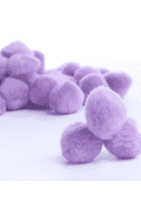POM POMS: 1" LAVENDER 100 PACK