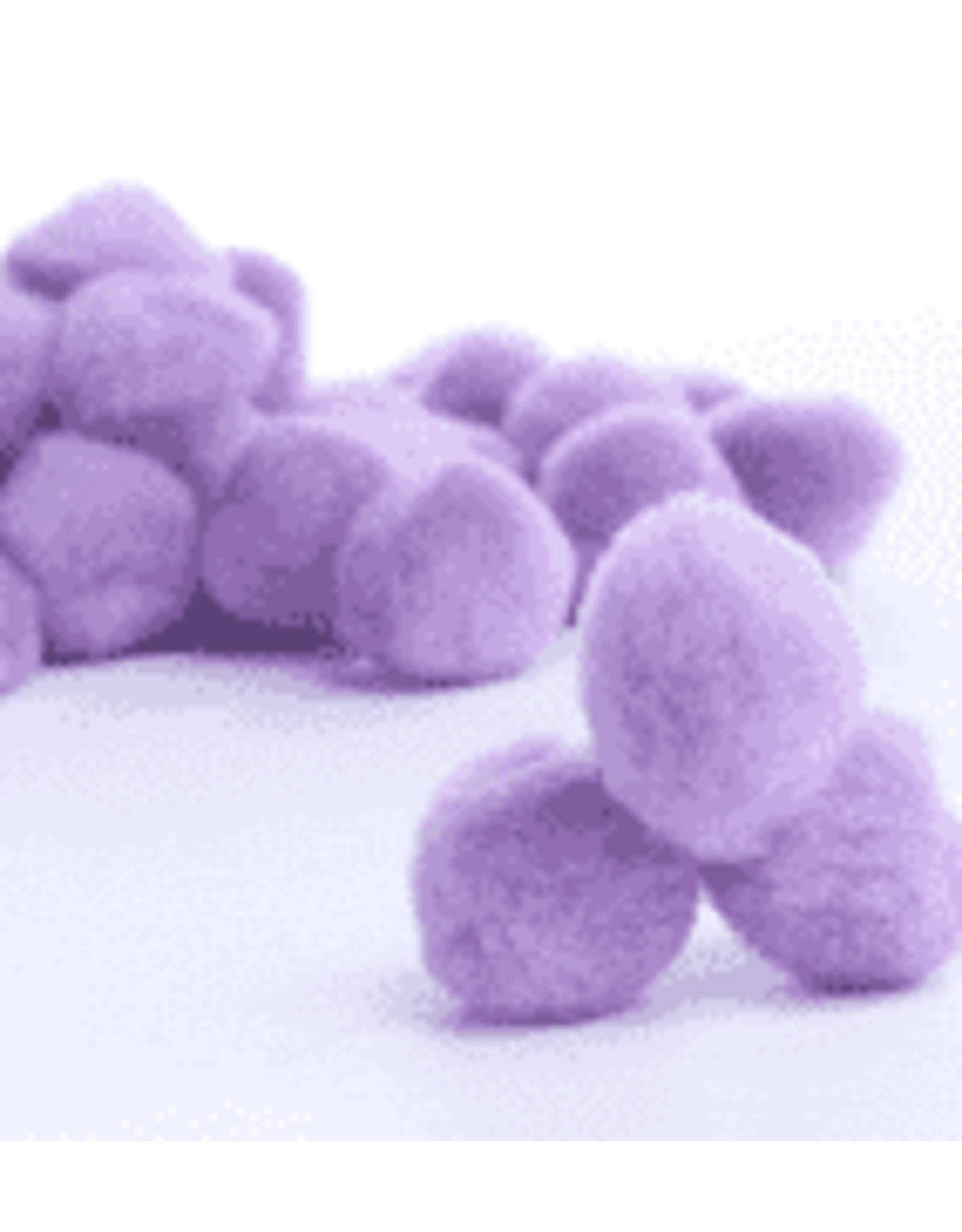 POM POMS: 1" LAVENDER 100 PACK