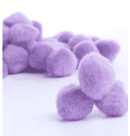POM POMS: 1" LAVENDER 100 PACK
