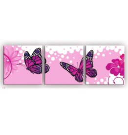 RHINESTONE CANVAS: BUTTERFLY 3 pc