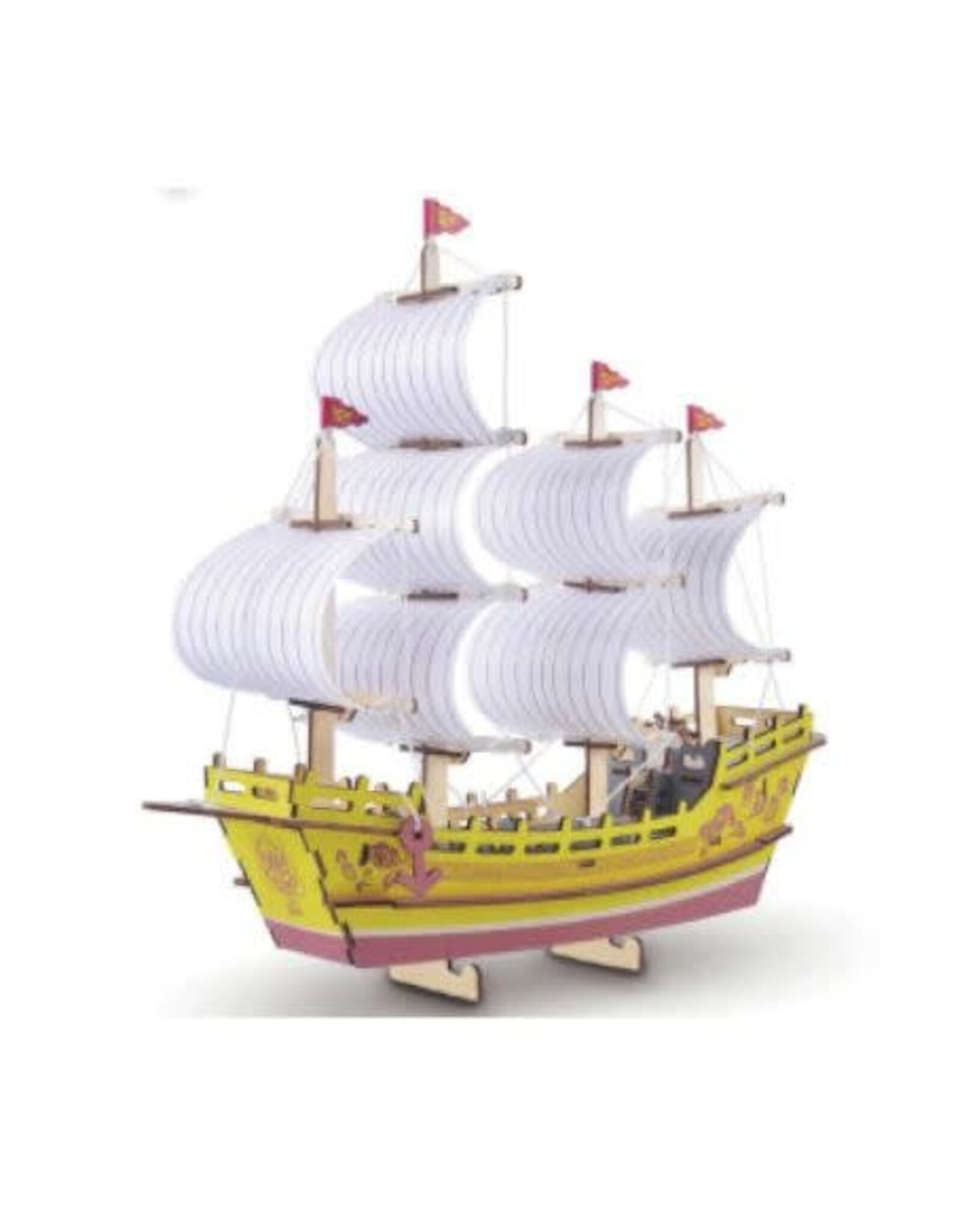 3D WOODEN PUZZLE -  SAILBOAT
