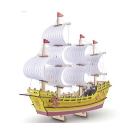 3D WOODEN PUZZLE -  SAILBOAT