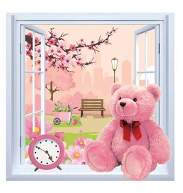 PAINT BY NUMBER BEAR BY WINDOW