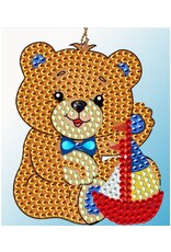 DIAMOND ART: KEYCHAIN SAILOR BEAR