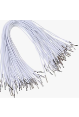 Elastic Cord - Mask String  White 1.2mm x 11"  - 50 PACK