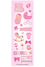 incento magic STICKER: IT'S A GIRL 6 SHEETS