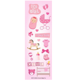 incento magic STICKER: IT'S A GIRL 6 SHEETS