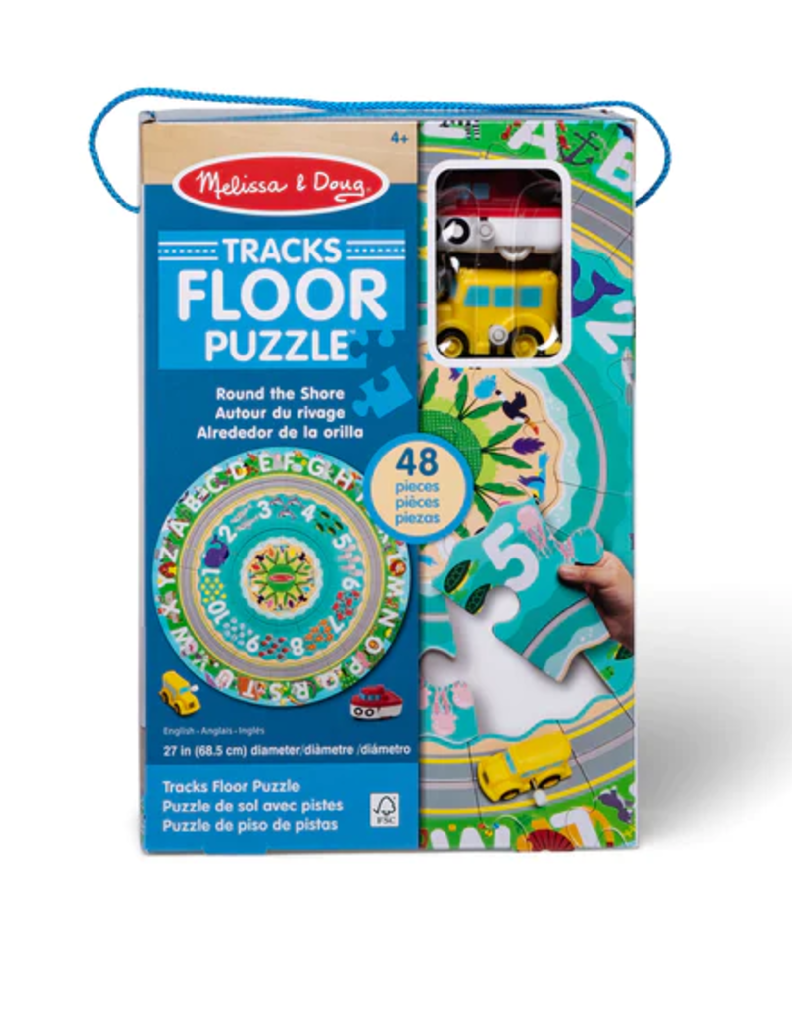 Melissa & Doug ROUND THE SHORE FLOOR TRACK  PUZZLE