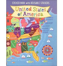 Sticker Book with ReUsable Stickers - United States of America