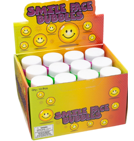 BUBBLES SMILE WRAPPER 2OZ 12PC