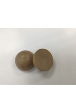 WOODEN HALF BALL 2"