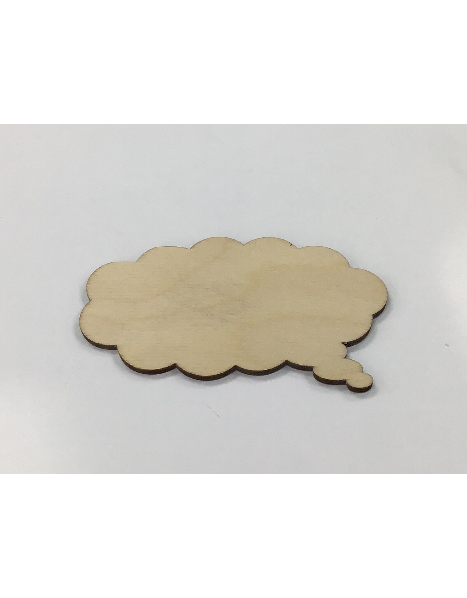 WOOD SHAPE: THOUGHT BUBBLE
