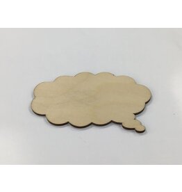 WOOD SHAPE: THOUGHT BUBBLE