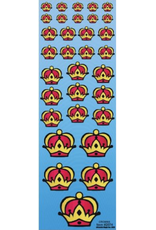 incento magic STICKERS  -  CROWNS - 6 SHEETS