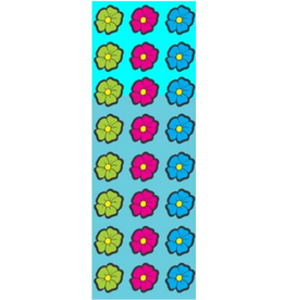 incento magic STICKERS - Die-Cut  Flowers 24 per sheet - 6 SHEETS