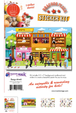 incento magic STICKER ART -  Brachos Plaza 11.5"X17"