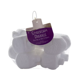 STYROFOAM DREIDLES 2x3" 10PC